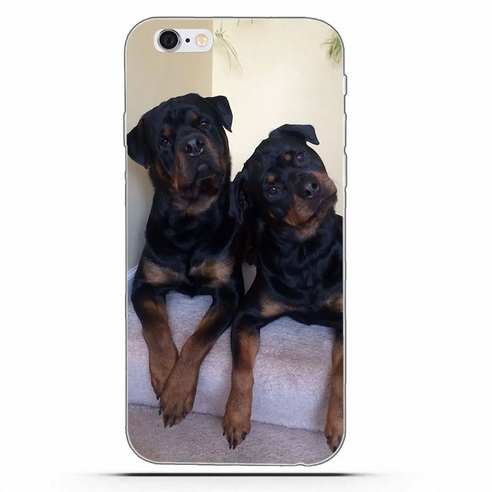 Жесткий силиконовый чехол Rottweiler для Huawei G7 Y6 II Y7 Xiaomi Redmi Note 2 3 5 Mi 4 4C 4I 5S 5X 6X 8 SE Pro |