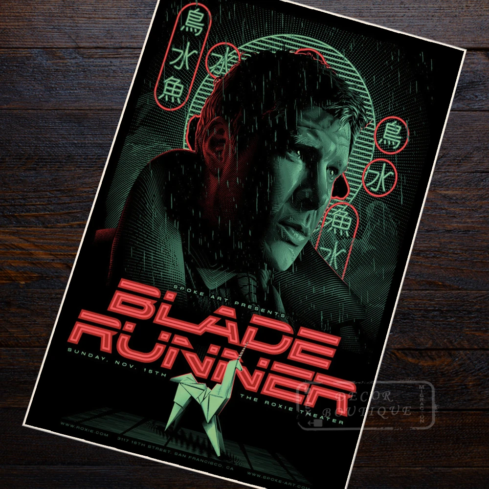 Sci-Fi Science Blade Runner Abstract Classic Retro Vintage Kraft Decorative DIY Wall Sticker Home Bar Posters Decoration Gift | Дом и сад