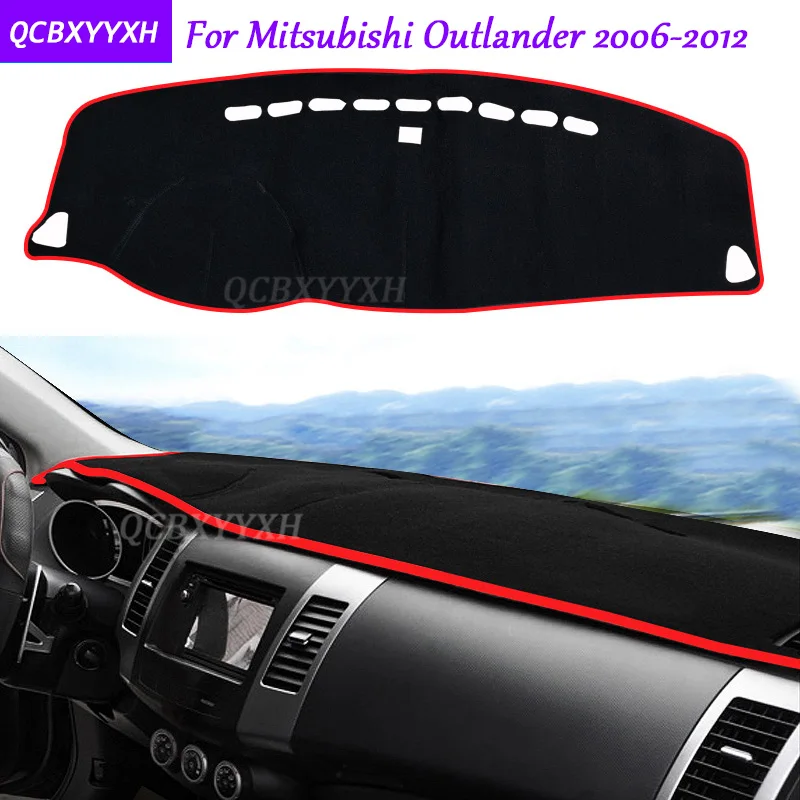 Для Mitsubishi Outlander 2006 2012 коврик для приборной панели защитный интерьер Photophobism тент