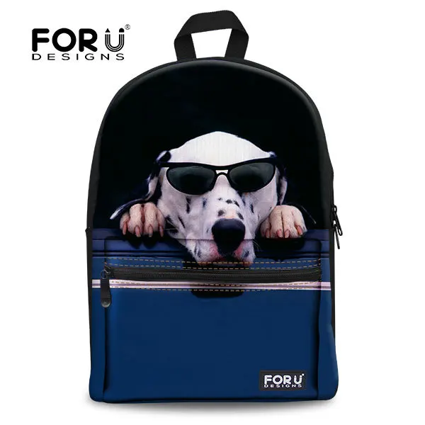 3F0074AJ FORUDESIGNS/женский рюкзак с объемным животным, милый рюкзак с принтом кота для подростков, девочек, студентов колледжа, женский рюкзак - Цвет: 3F0074AJ
