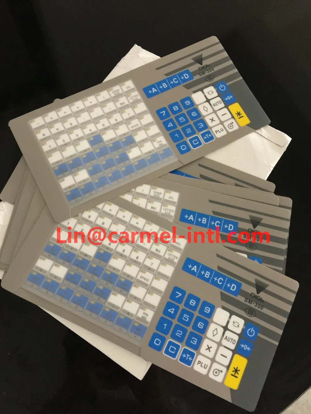 Оригинальная и новая (английская версия) клавиатура пленка для digi sm300 весы