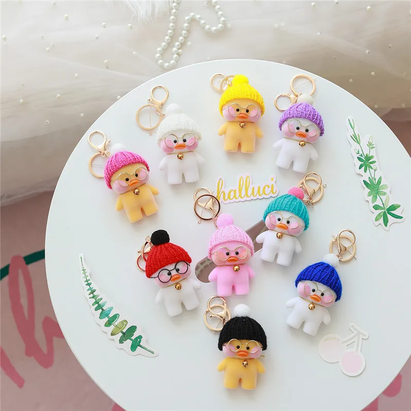 Подвеска брелок с гиалуроновой кислотой утка лалалафан аниме мультяшная