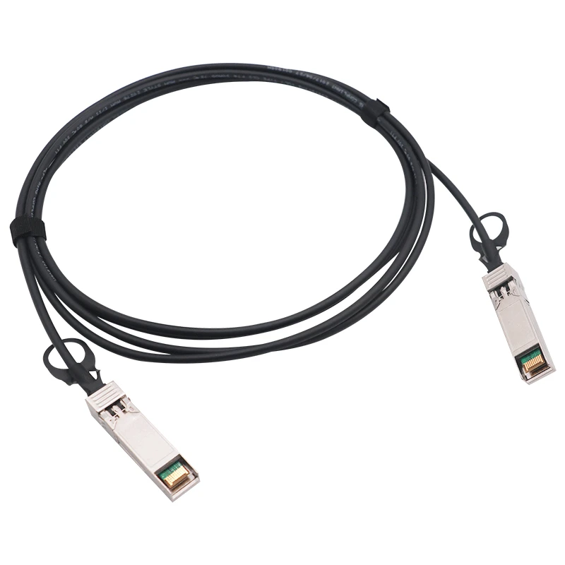 ЦАП кабель SFP+ пассивный прямой медный Twinax кабель 1 м 30AWG совместимый для Ubiquiti Mikrotik Zyxel Arista и т. Д