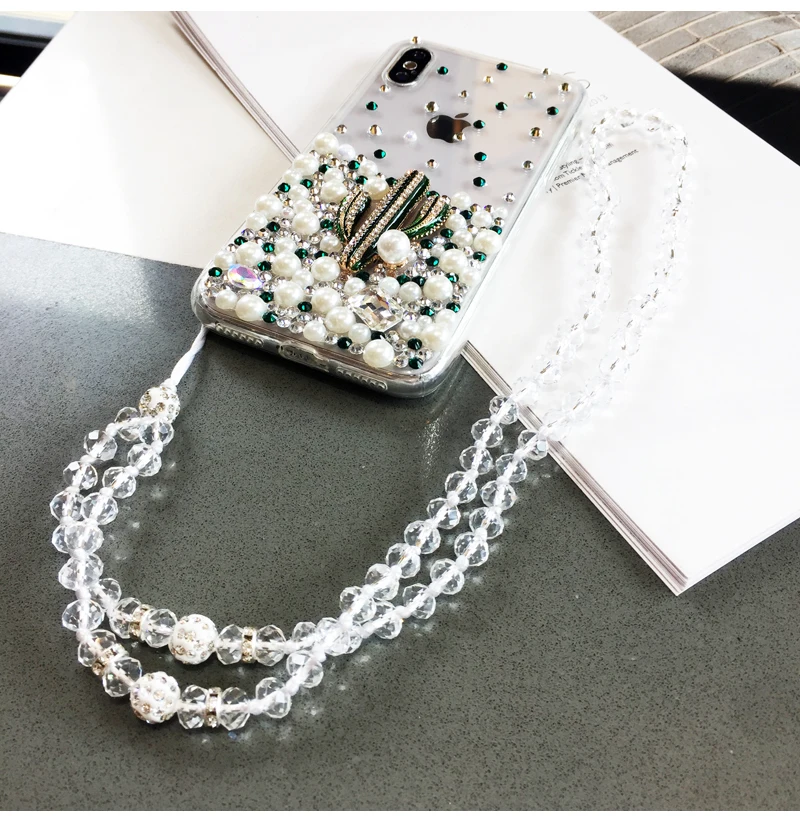 XSMYiss Bling Glitter Rhinestone Diamond Pearl Clear Phone Cover Case For iphone X XS MAX XR 6 6S 7 8 PLUS 11 Pro |