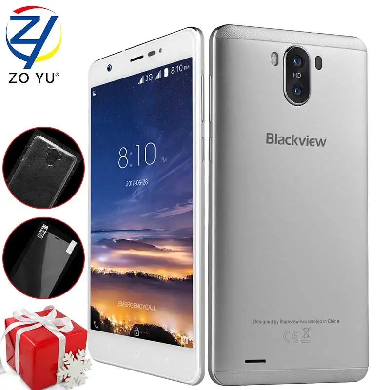 Blackview R6 3 г WCDMA/4 LTE Мобильного Телефона 1 + 16 г/3 32 Android 7.0/6.0 5.5 HD MTK6737T quad-core 8.0MP/13.0MP 3000 мАч