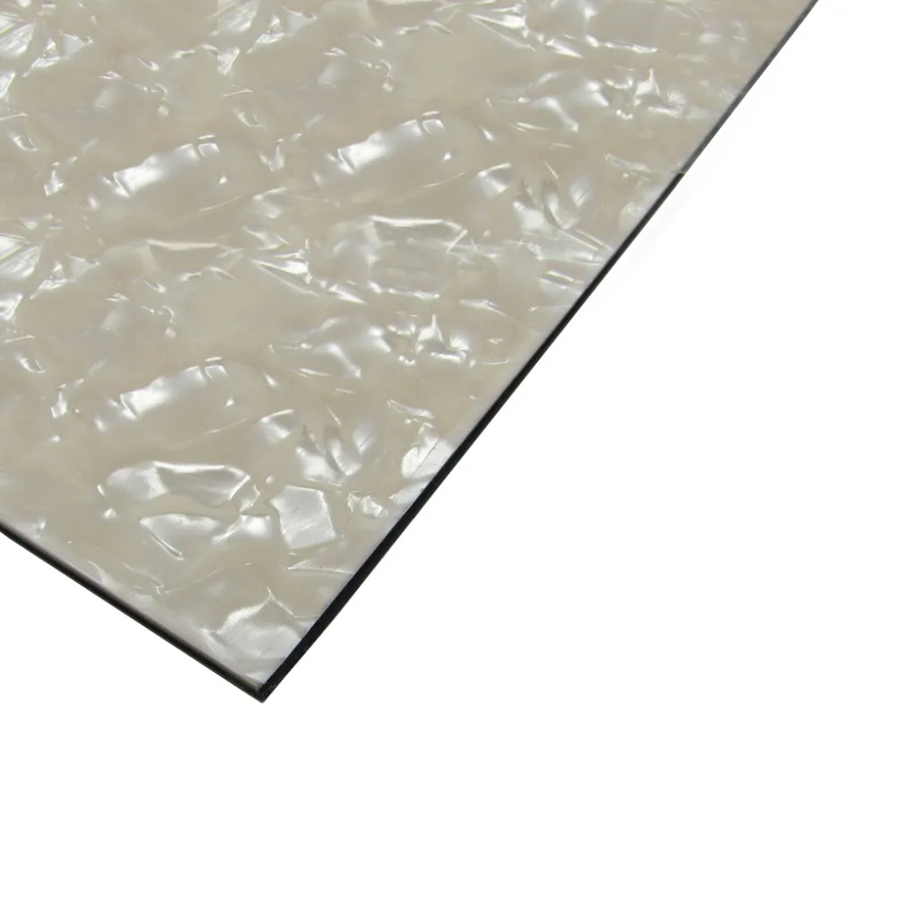 FLEOR 4Ply Pickguard Гитара Бас накладка чистый материал лист царапины пластина 43x29x0,23 см белый/Состаренный жемчуг аксессуары для гитары