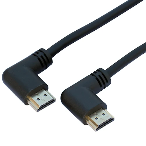 1 м 50 см V2.0 HDMI Мужской к HDMI Мужской Короткий конвертер Соединительный Кабель-адаптер шнур - Цвет: Черный
