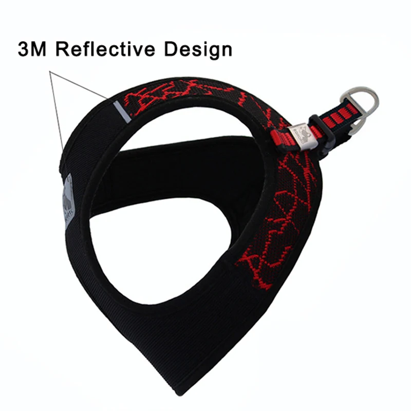 Светоотражающие шлейки для собак регулируемый тренировочный жилет мопса
