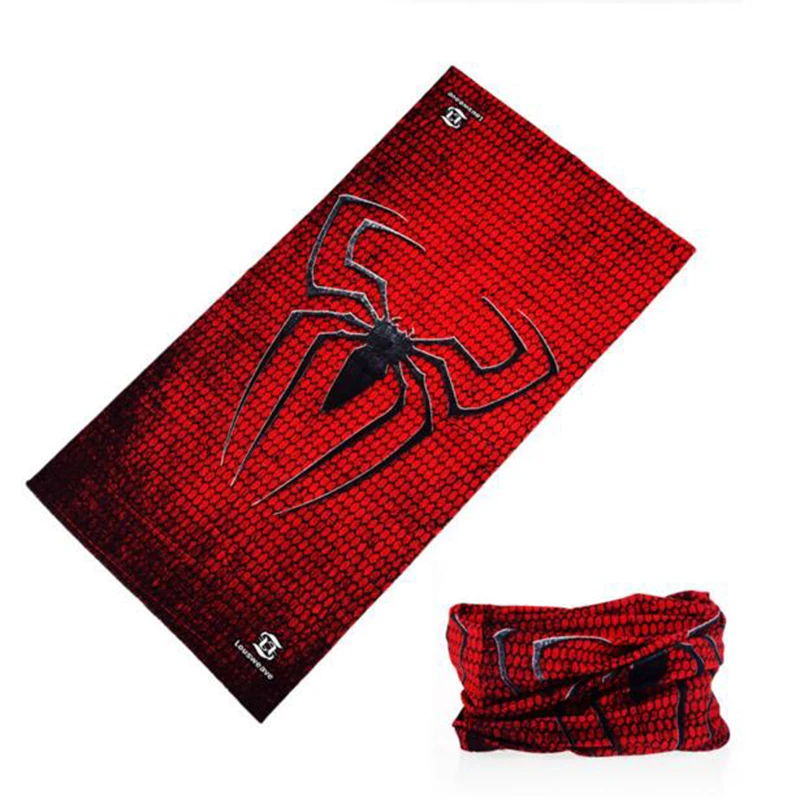 Хип хоп мужской унисекс многофункциональный бандана паук скелет печатных