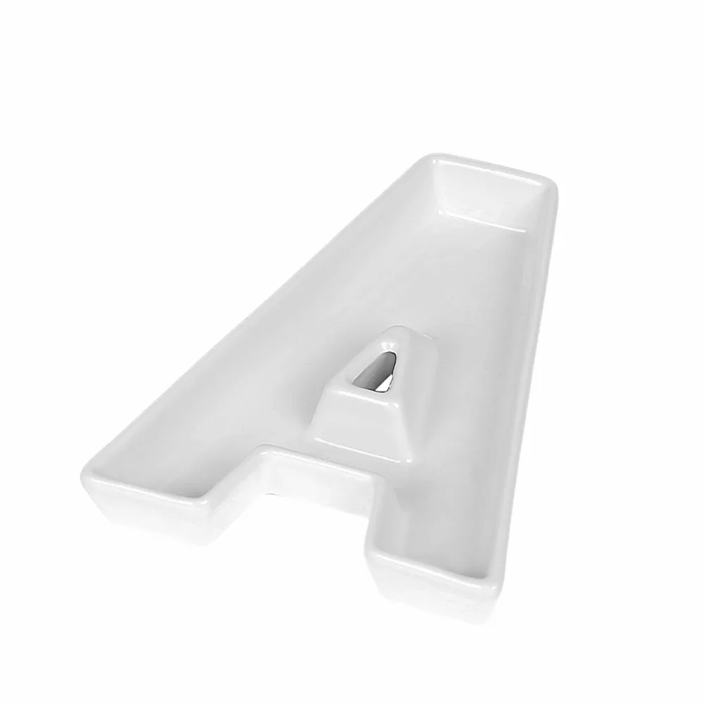 Форма керамические буквы блюда и тарелки для конфет от китайского производителя