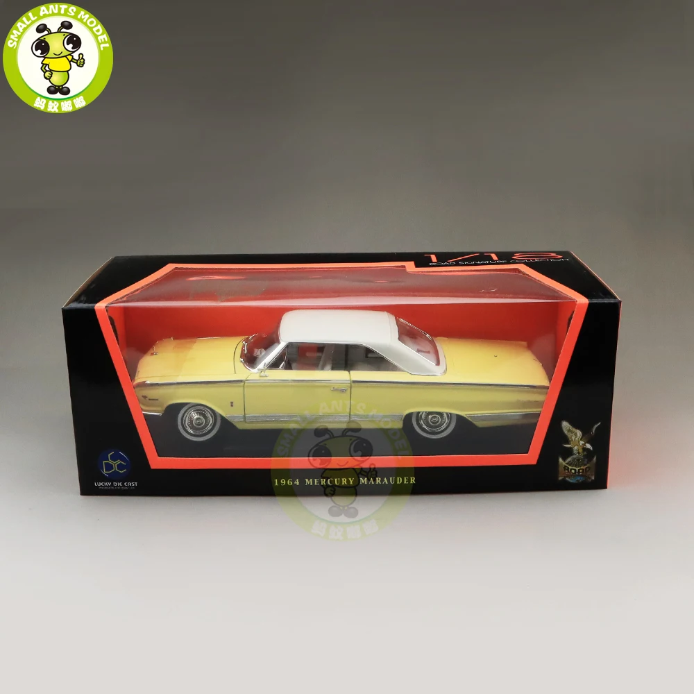 1/18 1964 MERCURY MARAUDER Road Фирменная литая модель автомобиля игрушки для мальчиков и