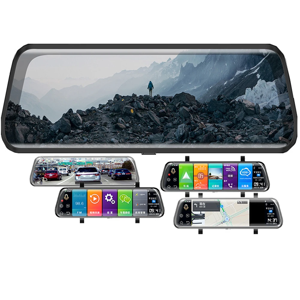 10 дюймов полный Экран водительское удостоверение Видеорегистраторы для