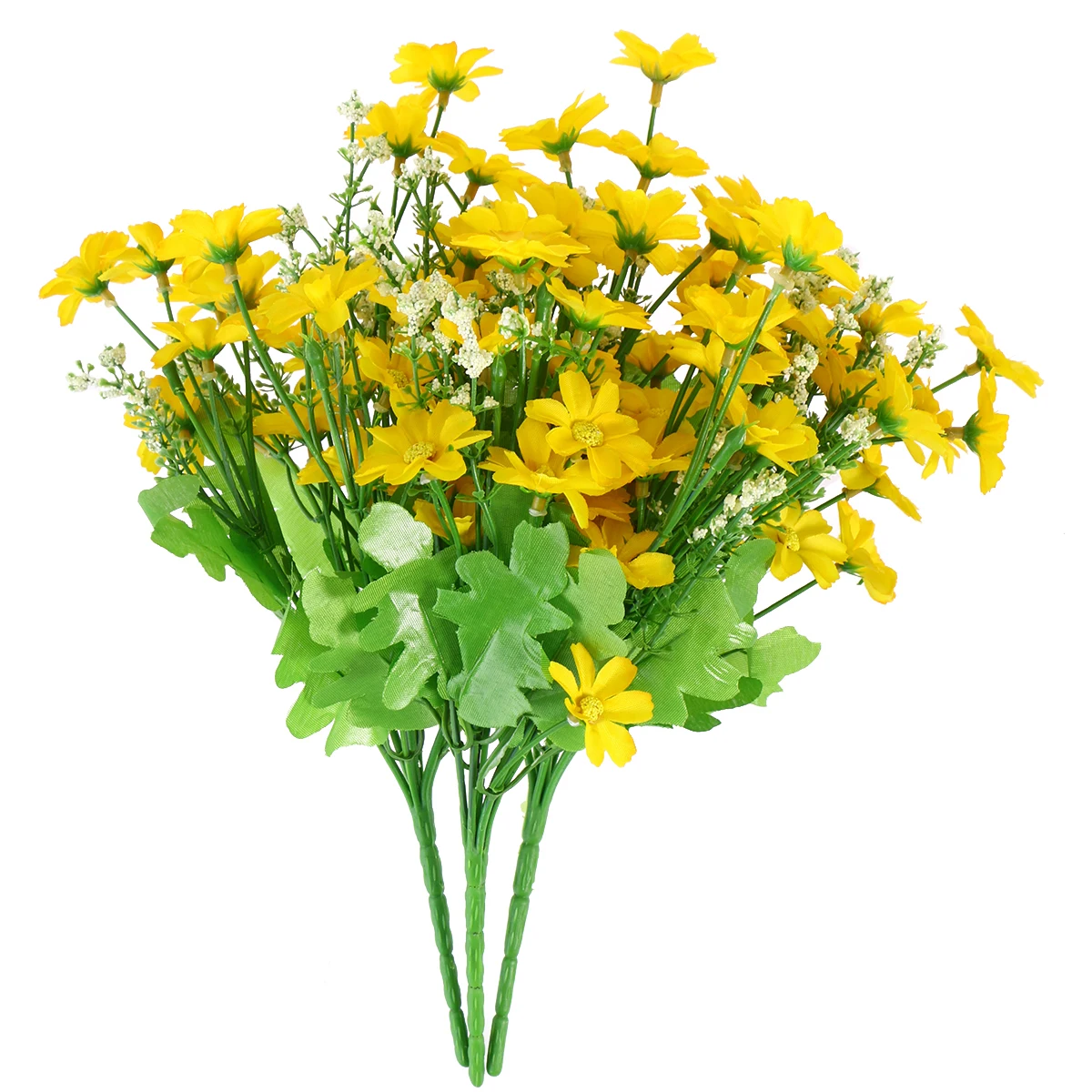 Искусственные цветы хризантемы 3 шт. шелковая имитация искусственных растений