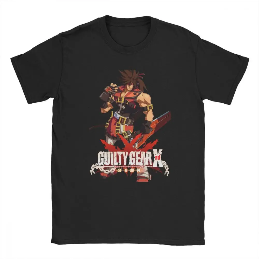 Футболка Фредерик гг вин Экипировка для мужчин Sol Badguy футболки Аниме GuiltyGear