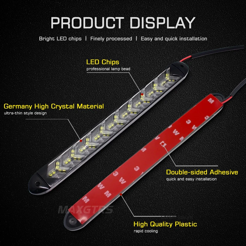 2 шт. автомобильные гибкие светодиодные лампы высокой мощности