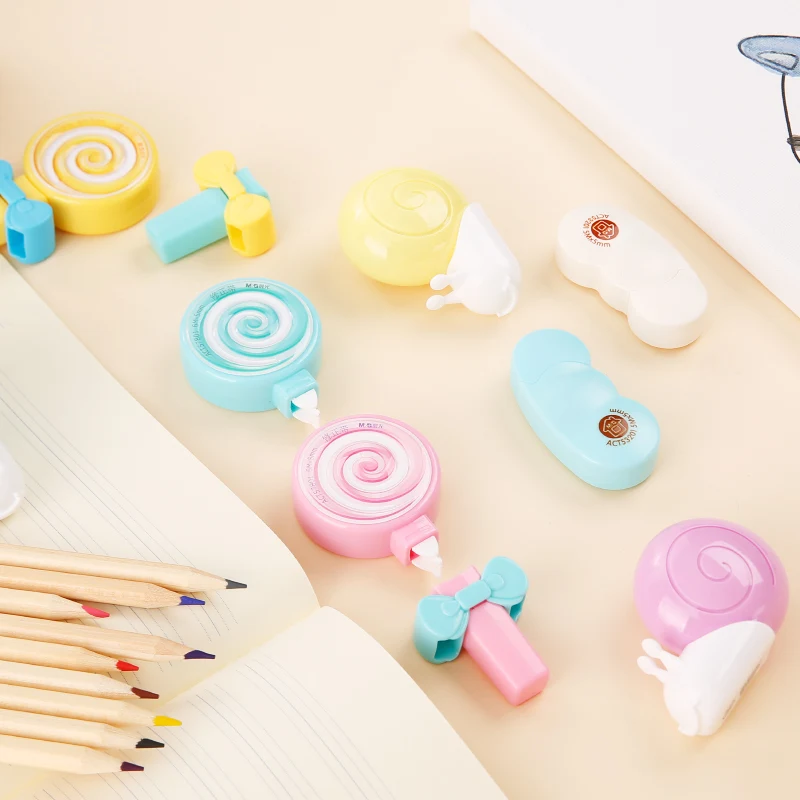 Kawaii пресс-тип декоративная Корректирующая лента креативные милые наклейки для