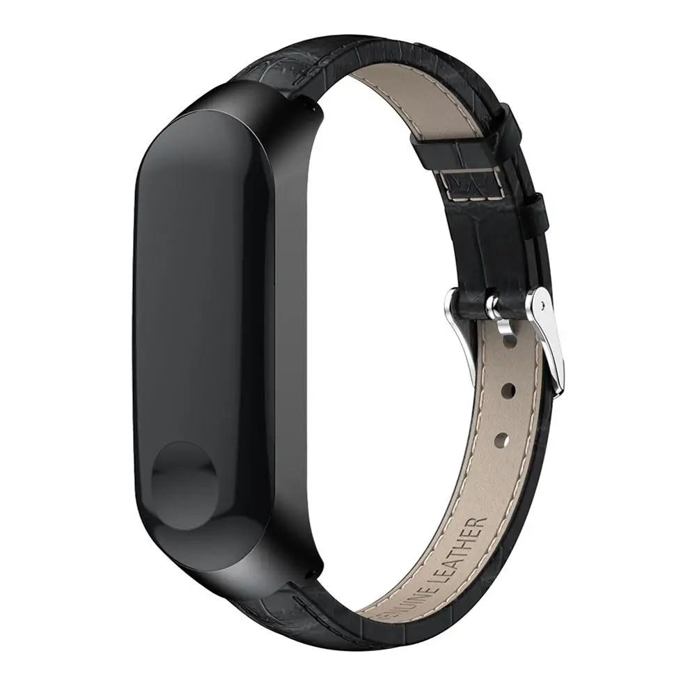 Ремешок из крокодиловой кожи для Xiao mi Band 4 рамка чехол браслет для Xiaomi mi 3 чехол с браслетом аксессуары