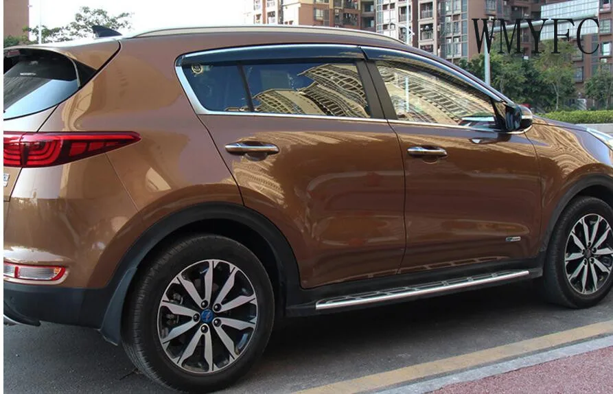 Для KIA Sportage четвертого поколения 2016 2017 окно козырек Vent Оттенки Защита от солнца