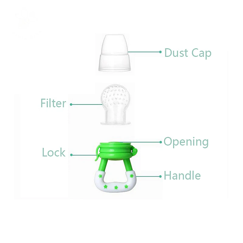 Для Еда соски Фидер силиконовые соски-пустышки фрукты Кормовые принадлежности