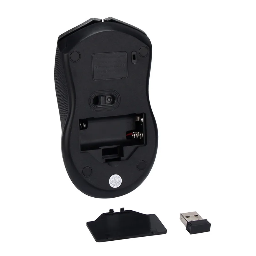 Лучшая цена 2 4 GHz беспроводная оптическая мышь Мыши + USB приемник для ПК ноутбука