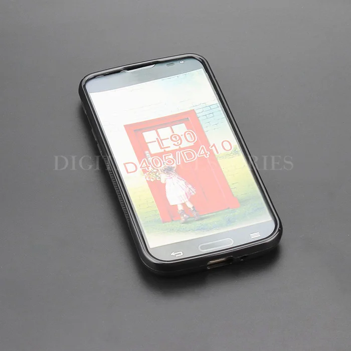 8 цветов S Line гелевый ТПУ тонкий мягкий анти Лыжный чехол задняя крышка для LG L90 D410