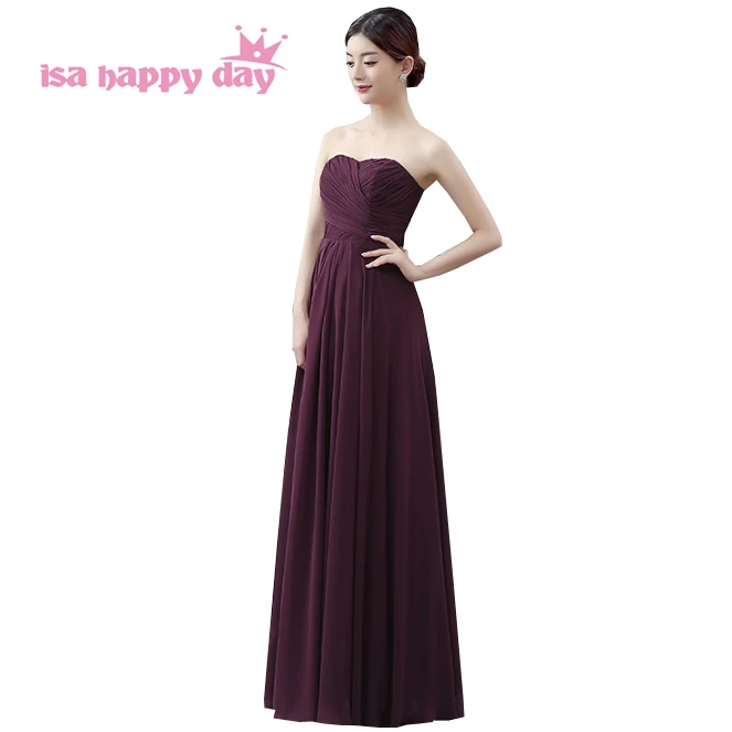 Длинное шифоновое платье Королевского синего и фиолетового цвета в пол подружки