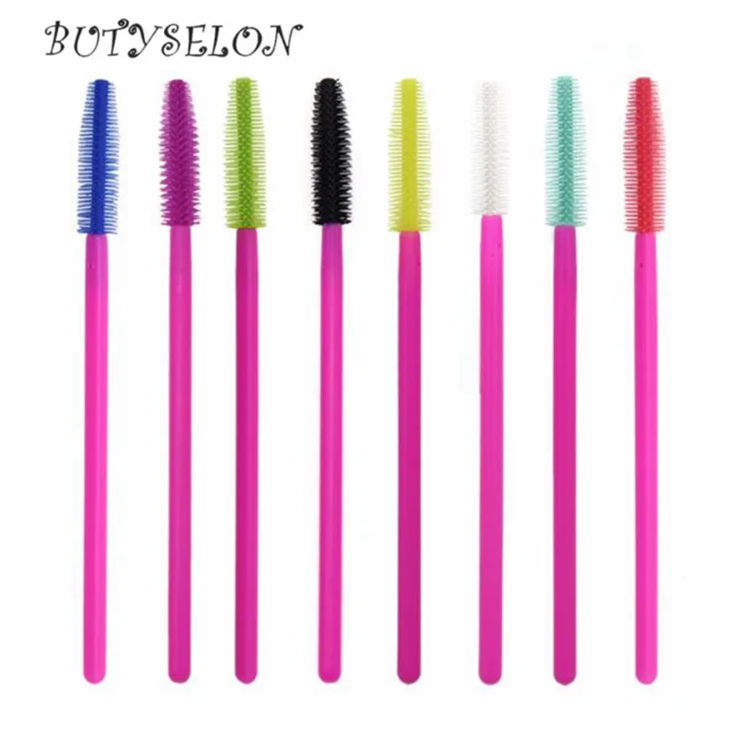 

1000 шт одноразовые кисти Силиконовые кисти тушь для ресниц палочка аппликатор палочка для наращивания ресниц Макияж для губ кисти