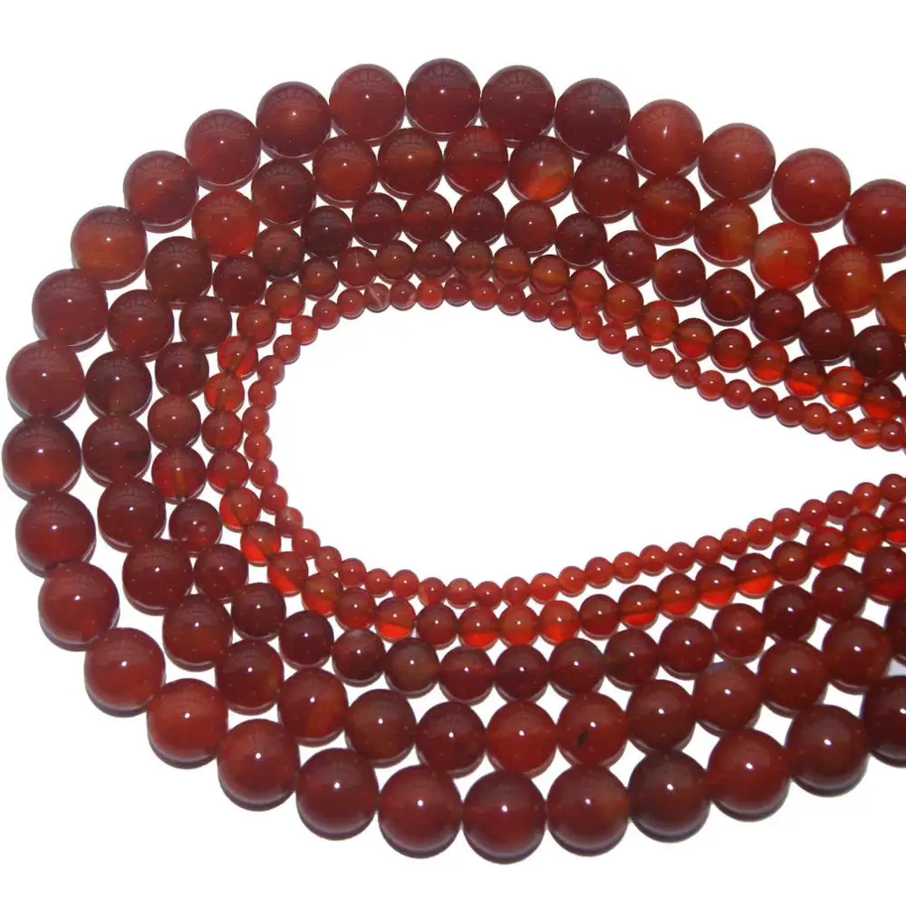 Red agate 4, 6, 8, 10 мм смесь природных камней Агаты бирюзы свободные каменные бусины для DIY изготовления браслета ожерелье ювелирные изделия - Цвет: Red agate