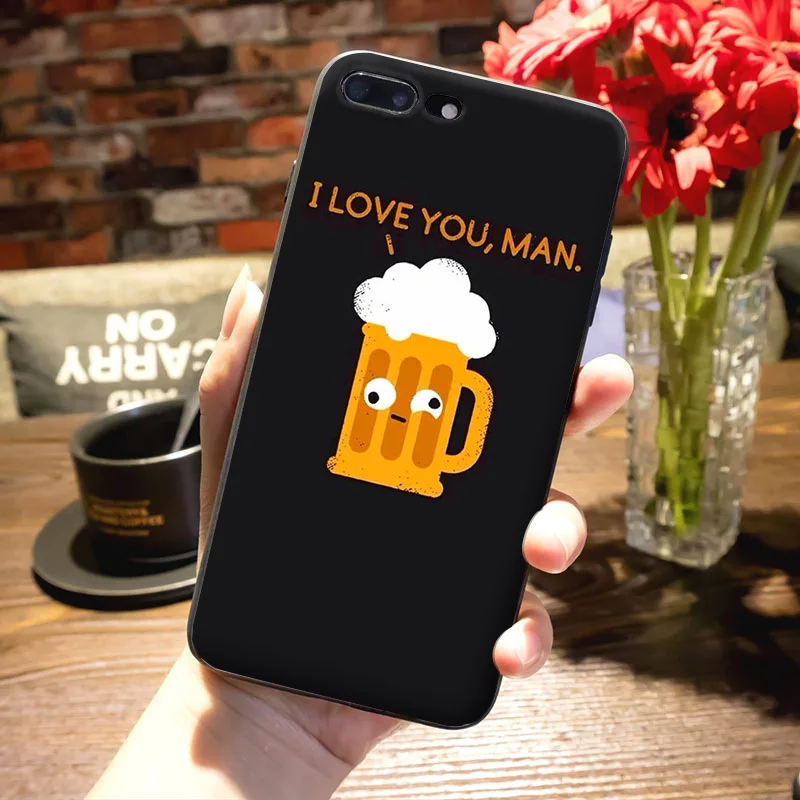 MaiYaCa, мягкий чехол для телефона из ТПУ с рисунком медведя и вина для iPhone 8, 7, 6, 6S Plus, X, 10, 5, 5S, SE, 11pro max, чехол
