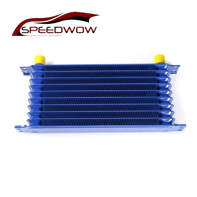 SPEEDWOW 10Row AN10 Универсальный Масляный радиатор с приводом двигателя для гонок
