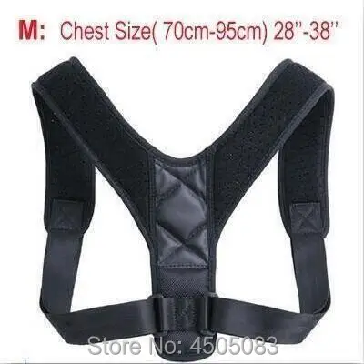 M adjustable Корректор осанки для спины и плеч, для взрослых и детей, корсет для поддержки позвоночника, пояс для коррекции, Ортопедический Корсет, коррекция осанки, здоровье - Цвет: M adjustable