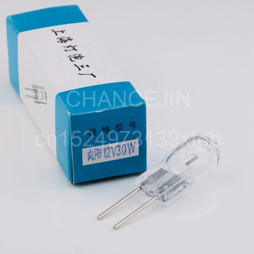12V30W G6.35 галогенная лампа подходит для спектрофотометра 722N 752N 7230G 754N 755B 756MC и т. Д