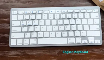 English Layout Арабская клавиатура Bluetooth, беспроводная немецкая клавиатура, арабская клавиатура для iPhone, Sumsang, смартфон, настольный компьютер для Windows XP 7 8 10 - Цвет: English Layout
