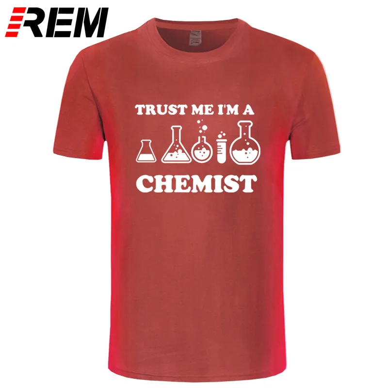 REM Trust Me I'm A Chemist забавная футболка для мужчин с принтом хлопок короткий рукав химия уличная Мужская футболка хип-хоп