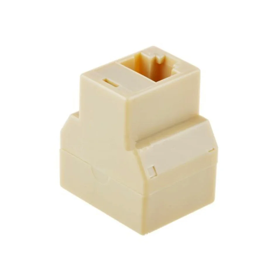 Кабельная сеть RJ45(8 ядер) одна точка два разъема расширение адаптера интерфейса