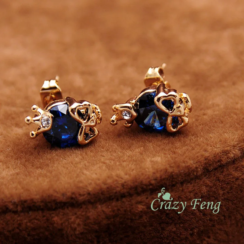 Бесплатная доставка модные женские часы желтое золото-цвет 3 вида цветов CZ Череп