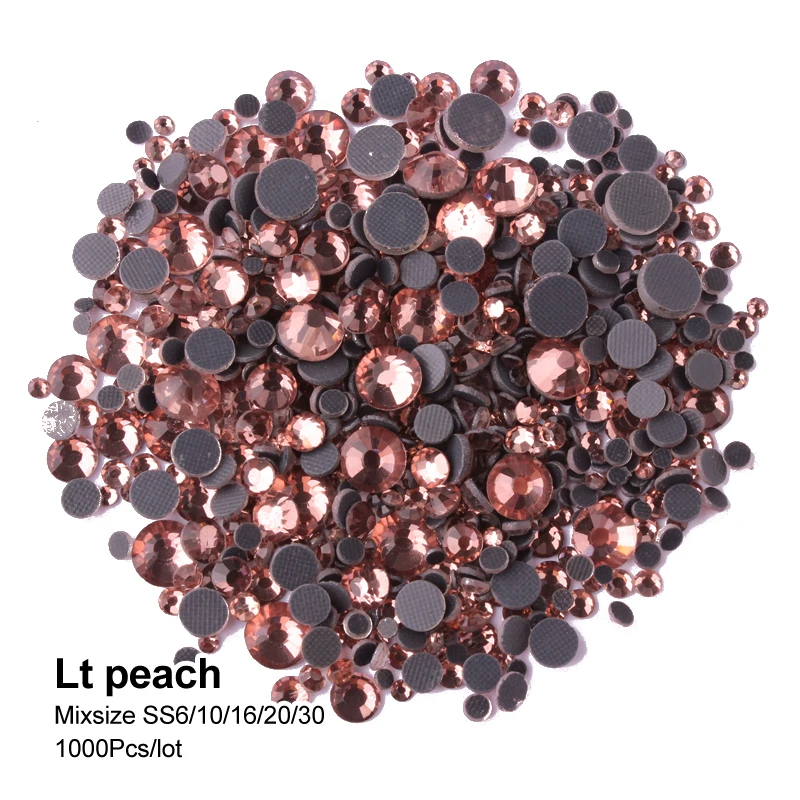 17 color for you Mix size Hotfix Rhinestone Fuchsia Glass stones SS6-SS30 free shipping | Дом и сад