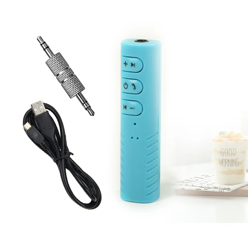 Blue 3,5 мм разъем Bluetooth Aux Громкая связь аудио приемник адаптер для VW Passat B6 B5 B7 B8 Golf 4 5 6 7 mk7 Scirocco Cruze Touareg RAV4 - Color Name: Blue