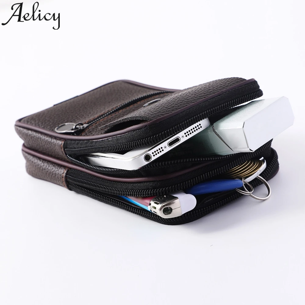 Aelicy 2019 винтажные женские и мужские бумажники из натуральной кожи держатель для