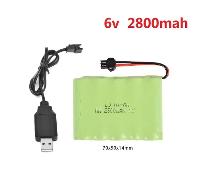 Ewellsold 6V 700 мАч/1800 мАч/2800 мАч Никель кадмиевый аккумулятор NH AA перезаряжаемый +