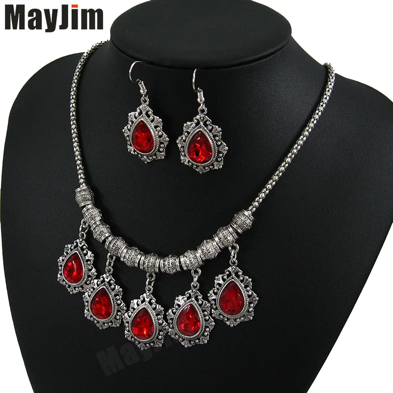MayJim Заявление ожерелье моды ювелирных изделий цепи большой хрустальный Кулон