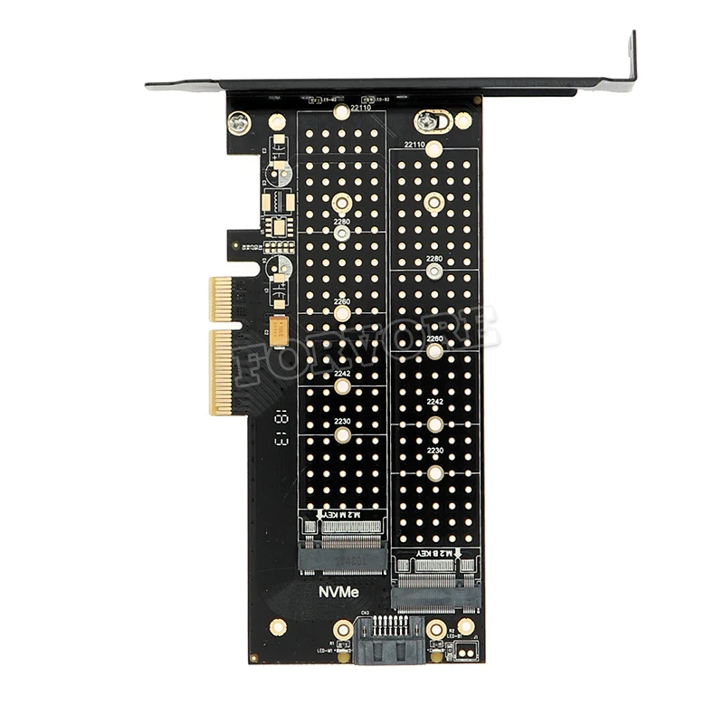 M.2 NVMe SSD NGFF к PCI-E X4 адаптер карты M ключ + B двойной интерфейс | Компьютеры и офис