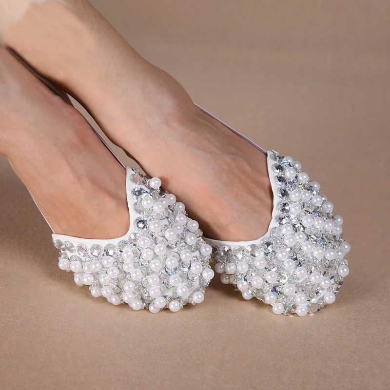 

Women 10 Colour Pearl Canvas Half Shoes Ballet Eurythmics Belly Dance Costume Leather Sole Xs / S / M / L