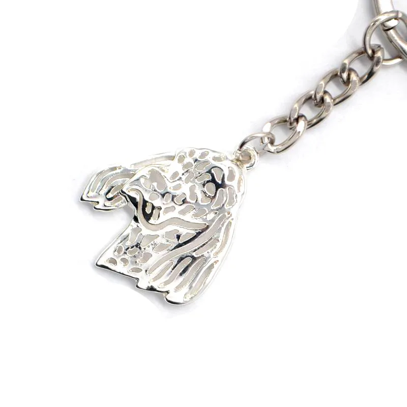 Стильный любителей животных Английский сеттер Подвеска &quotдвижение&quot Брелки