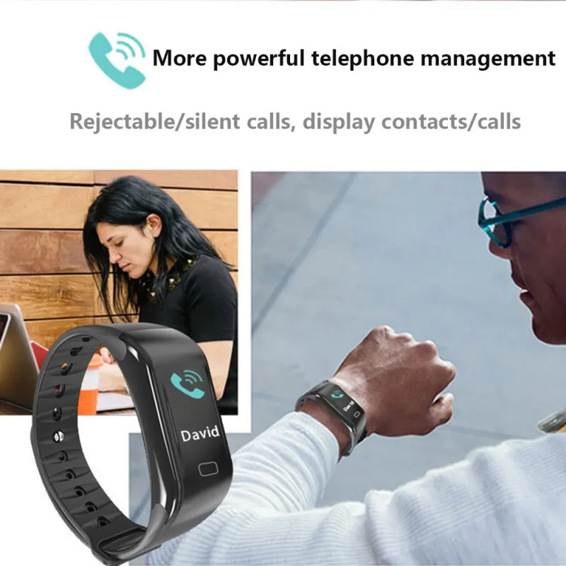 Smart Wristband Fitness Bracelet Health Monitor BLE4.0 Watch Sport Band | Электроника