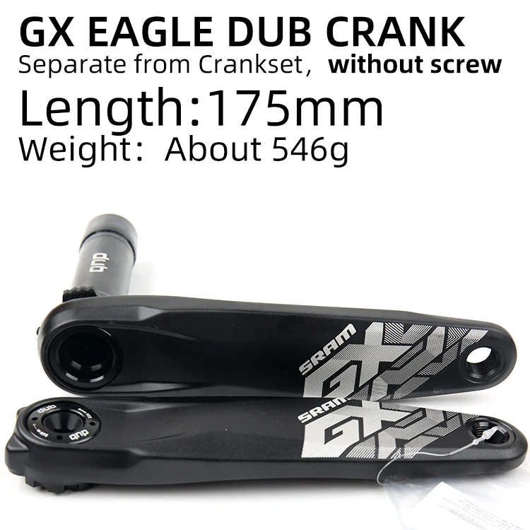 GX EALGE Crank 175mm SRAM GX NX SX X1 1000 DESC EAGLE только Кривошип отдельно от шатуны 170 мм 175 мм MTB части велосипеда - Цвет: GX EALGE Crank 175mm