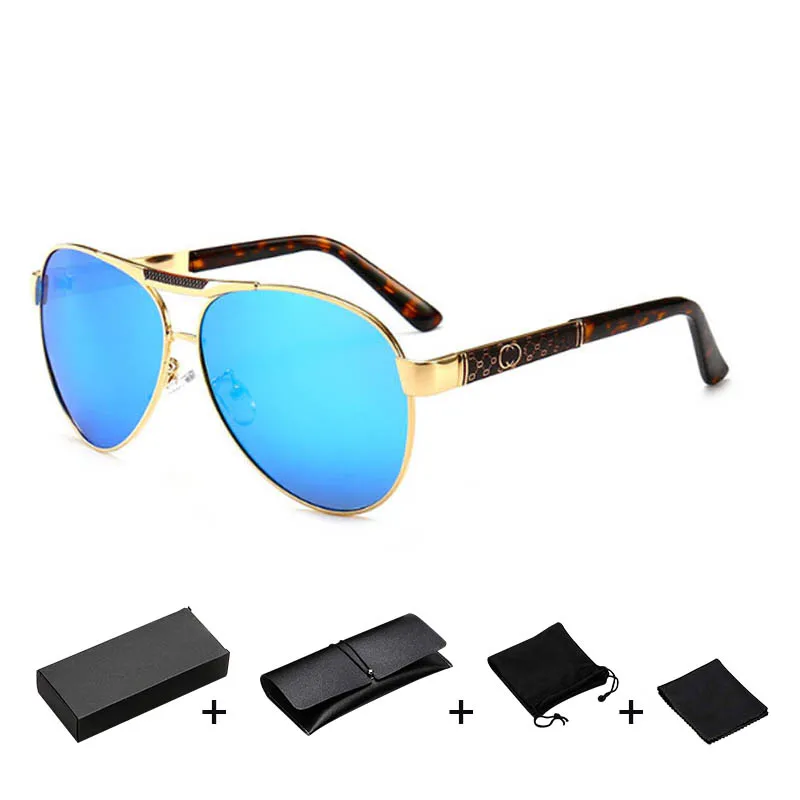 C8 with box Zyomy модные очки овальная металлическая оправа Oculos de sol поляризованные очки для вождения брендовые Дизайнерские мужские солнцезащитные очки мужские очки - Цвет линз: C8 with box