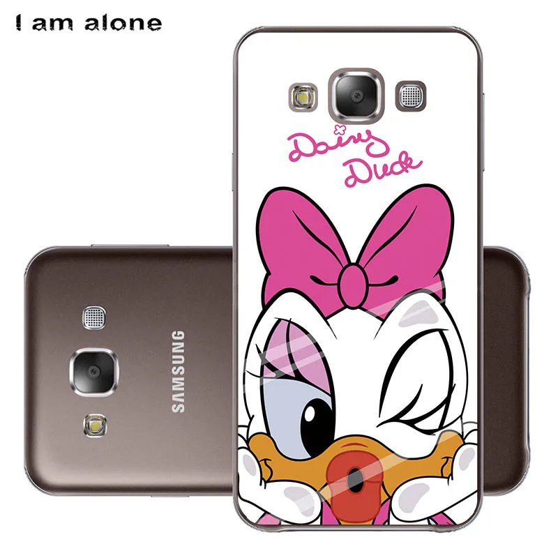 PC HH50 Чехлы для телефонов I am alone для samsung Galaxy E5 E500, 5,0 дюймов, жесткие пластиковые чехлы для мобильных телефонов, Модные цветные сумки - Цвет: PC HH50