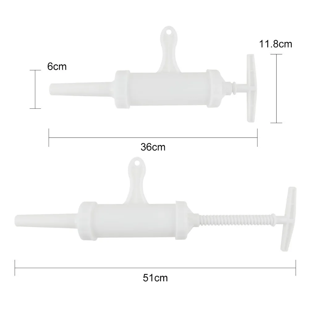 Manual Sausage Stuffer Tools Food Grade Plastic Machine Cod Fish Intestines High Capacity Kitchen Meat Grinder | Дом и сад