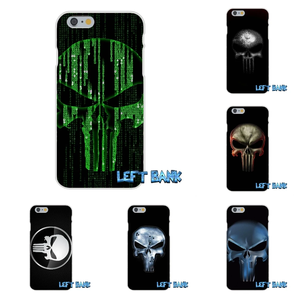 Stunning Punisher Skull Logo Soft Silicone TPU Transparent Cover Case For Samsung Galaxy Note 3 4 5 S4 S5 MINI S6 S7 edge | Мобильные